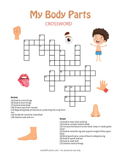 chris rosenbloom recommends our bodies need 20 crossword pic