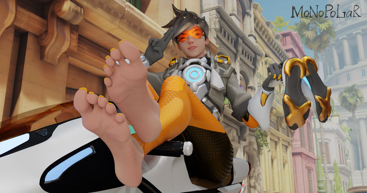 anthony monroig add photo overwatch tracer footjob