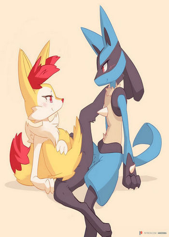 Pokemon Braixen Porn cock worship