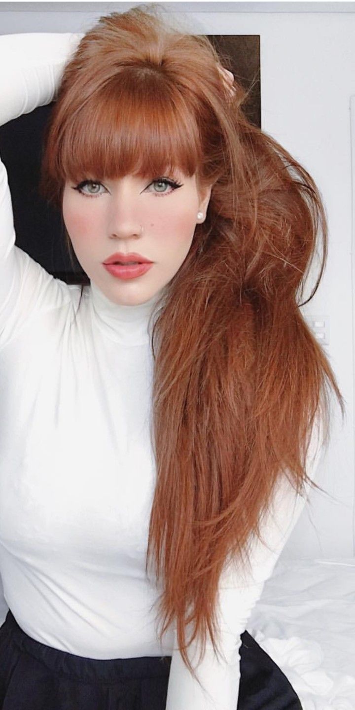 Best of Redheads with bangs