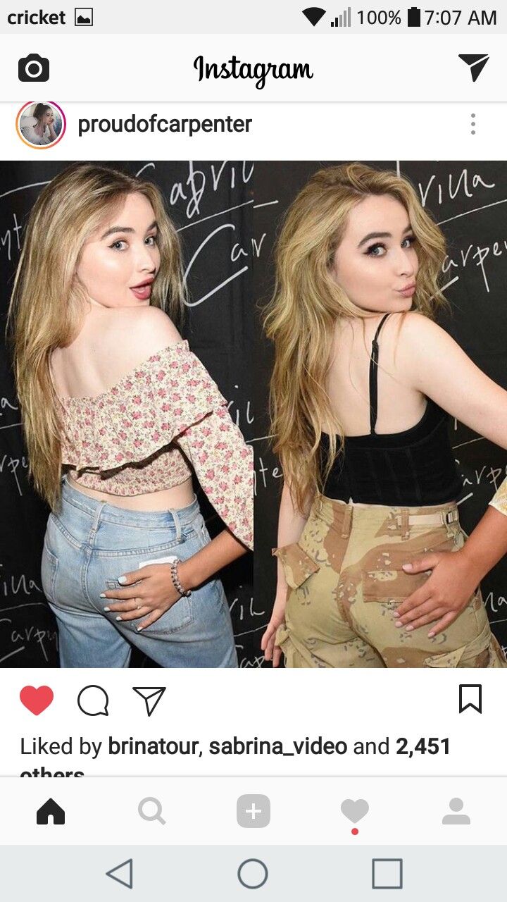 david serret recommends sabrina carpenter booty pic