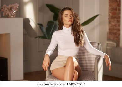 Best of Sitting in short skirts