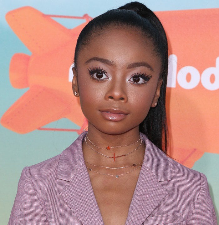 Skai Jackson Boobs pregnant gilr