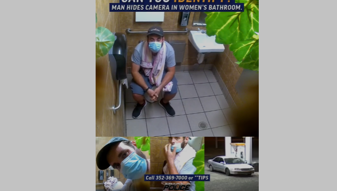 chris traut add photo spy cam in public restroom