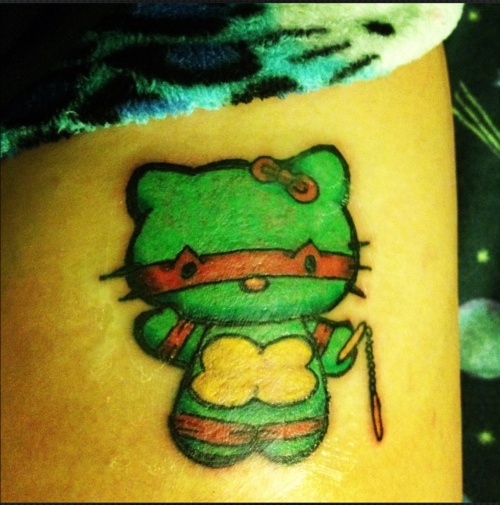 tatoo ninja kitty