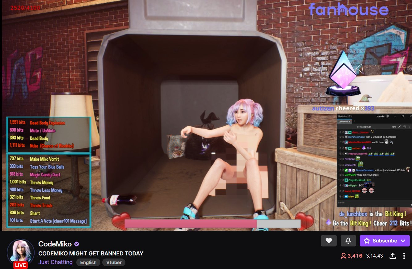 topless twitch streams