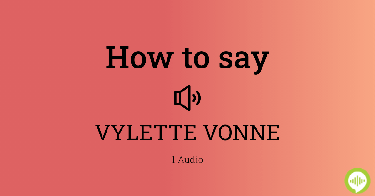 brian fenley recommends Vylette Vonne