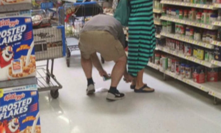 angie knudtson recommends walmart up skirt pic